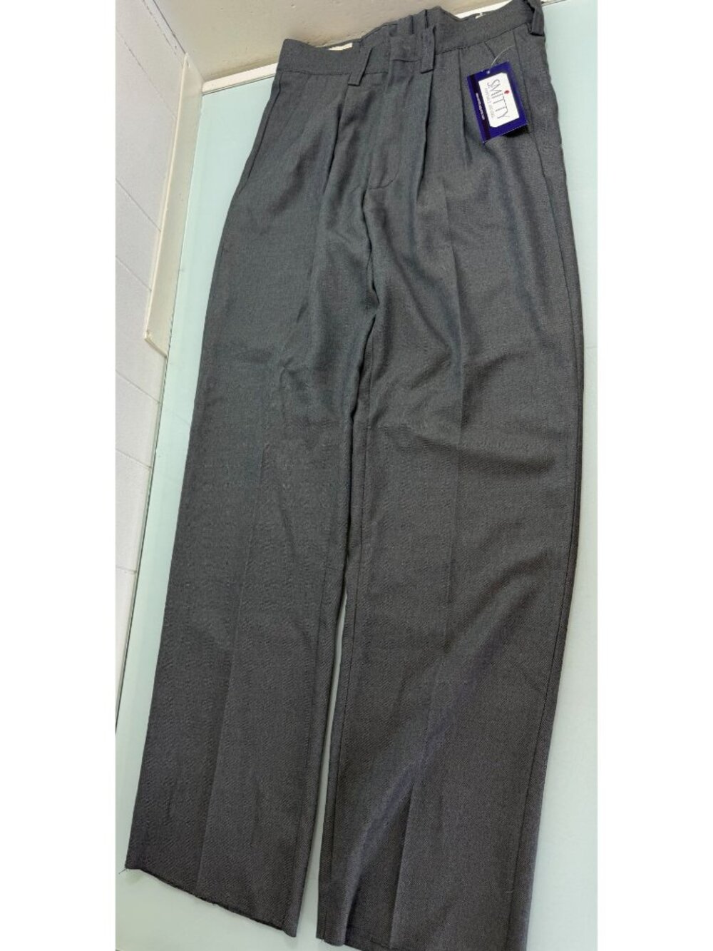 Smitty Baseball Official Umpire Base Pants Mens 30 Wool Blend Pleated Unhemmed